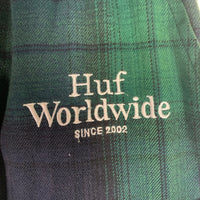 HUF ハフ CAMDEN PLAID TRACK PANT チェック トラックパンツ グリーン Size M 福生店