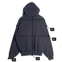 90's~ GEORGIA プリント プルオーバースウェットパーカー チャコールグレー Size L 福生店