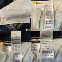 LEVI'S リーバイス PREMIUM 501 オリジナルフィット ストレートデニムパンツ インディゴ 00501-1484 Size 36×32 福生店