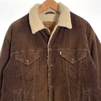 90's LEVI'S リーバイス 71500 コーデュロイ ボア ジャケット ブラウン 71500-6929 Size XL 福生店