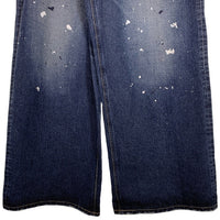 Lee リー COMPILATIONS ウエスタンデニムパンツ ワイド ジーンズ インディゴ ペンキ加工 LM9817 Size L 福生店