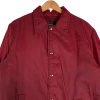 70`s Sears シアーズ ナイロン コーチジャケット 内ボア バーガンディー Size M 福生店