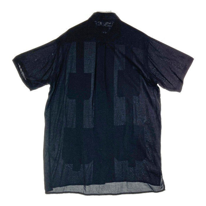 YOHJI YAMAMOTO ヨウジヤマモト wildside Cellulose Bandage Short Sleeve Shirt 半袖シャツ  ブラック size3 瑞穂店