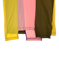 COMME des GARCONS HOMME DEUX コムデギャルソンオムドゥ DK-T001 AD2022 マルチカラー 切替Tシャツ ピンク sieS 瑞穂店