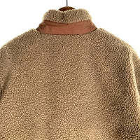 TAION タイオン リバーシブル ジップアップ ボア ジャケット ベージュ Size M 福生店