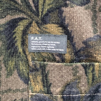 F.A.T. エフエーティー VETANICAL ボタニカルプリント コーデュロイシャツジャケット カバーオール オリーブ Size FAT 福生店