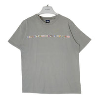 STUSSY ステューシー 紺タグ USA製 コラージュプリント Tシャツ グレー sizeM 瑞穂店