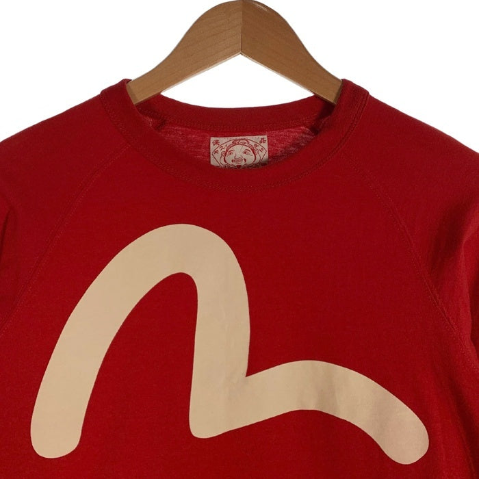 【EVISU】カモメ 家紋プリント ロングスリーブ Tシャツ メンズ EVISU エヴィス カモメプリント ロングスリーブTシャツ ラグラン