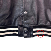 Liugoo Leathers リューグーレザーズ 牛革 スタジャン ブラック sizeM 瑞穂店