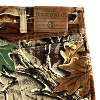 Wrangler ラングラー 35006CF USA製 リアルツリー柄 迷彩 ショートパンツ ブラウン size40 瑞穂店