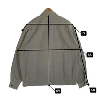 80's STUSSY ステューシー コットンツイル ジップアップジャケット ミントグリーン 刺繡ロゴ 黒タグ Size L 福生店