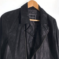 International Gallery BEAMS インターナショナルギャラリービームス PER BACCO ゴートレザー ダブルライダースジャケット ブラック 11-18-2073-730 Size 46 福生店