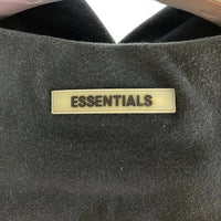 ESSENTIALS エッセンシャルズ バックプリント パーカー ブラック sizeM※使用感あり 瑞穂店
