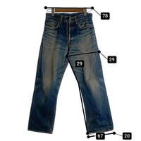 HOLLYWOOD RANCH MARKET ハリウッドランチマーケット 隠しリベット 赤耳 セルビッチ PP4-XX デニムパンツ ライトブルー D-TK 399 Size W30 福生店