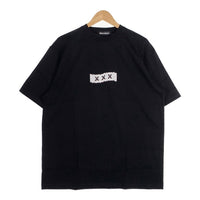 GOD SELECTION XXX ゴッドセレクショントリプルエックス シュレッダー加工プリント Tシャツ ブラック GX-S23-KKST-01 Size XL 福生店