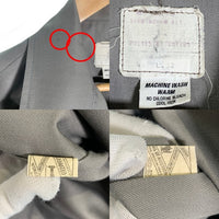 60-70's 2トーン ワークジャケット ジップアップ グレー ネイビー コットン ポリエステル TALON Size 40 福生店