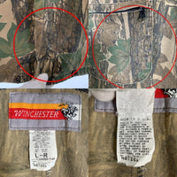 90`s WINCHESTER ウィンチェスター リアルツリー オーバーオール カモフラージュ KM350-14R USA製 Size L-R 福生店