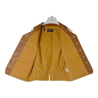 MASHMANS マッシュマンズ ELECTRIC LEATHER STUDIO HORSE HIDE ホースハイド レザーベスト 馬革 日本製 ベスト ジレ ベージュ size38 瑞穂店