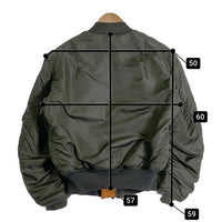 60's U.S.AIR FORCE 米空軍 ALPHA アルファ MA-1 フライトジャケット MIL-J-82790D グリーン 1965 Size M 福生店