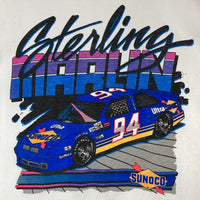 ONEITA オニータ POWER-T USA製 シングルステッチ 1990 NASCAR Sterling Marlin Tシャツ ホワイト sizeXL 瑞穂店