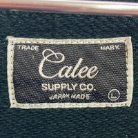 CALEE キャリー Sinker tube pullover sweat スウェット グリーン sizeL 瑞穂店