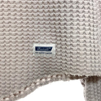 RADIALL ラディアル ビッグワッフル ボートネックロングスリーブTシャツ グレー Size M 瑞穂店