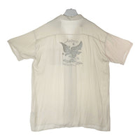 AVIREX アヴィレックス EAGLE SKA SHIRT イーグル 刺繍 スカシャツ オフホワイト sizeF 瑞穂店