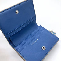 TORY BURCH トリーバーチ 二つ折り財布 像刺繡 グレー 瑞穂店