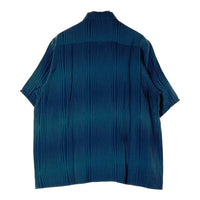 Needles ニードルズ MR147 S/S Classic Shirt 半袖クラシックシャツ ウェーブストライプ ネイビー sizeM 瑞穂店