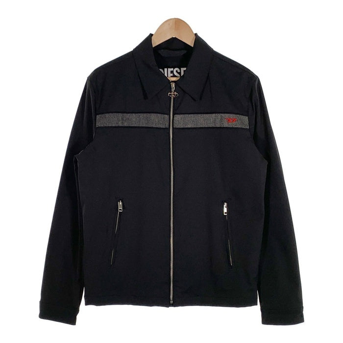 DIESEL ディーゼル J-TOMMY ナイロン ジップアップジャケット ブラック