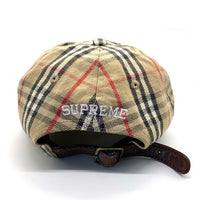 SUPREME シュプリーム BURBERRY バーバリー 22SS Denim 6 Panel チェック ベージュ USA製 福生店