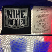 NIKE ナイキ PREMIER 90's PARIS SAINT GERMAIN 背中ビッグロゴ ナイロンジャケット ブルー sizeL 瑞穂店