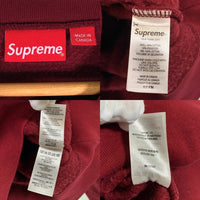 SUPREME シュプリーム 22AW Box Logo Crew Neck ボックス クルーネック スウェット バーガンディー カナダ製 Size XL 福生店