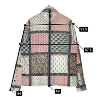 STUSSY ステューシー バンダナ柄 長袖シャツ ピンク×ブラウン sizeM 瑞穂店