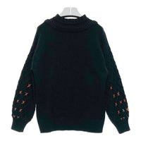 AVIREX ボトルネックスリーブ刺繍トップス ブラック SizeF 瑞穂店