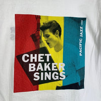 WACKO MARIA ワコマリア 24FW CHET BAKER SINGS WASHED HEAVY WEIGHT CREW NECK T-SHIRT チェットベイカー 半袖 Tシャツ ホワイト Size L相当 福生店