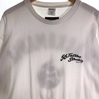 WACKO MARIA ワコマリア 56 TATTOO STUDIO タトゥースタジオ WASHED HEAVY WEIGHT CREW NECK T-SHIRT ウォッシュドヘビーウェイト プリントTシャツ ホワイト Size M 福生店