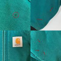 Carhartt カーハート J04 AQU USA製 CRAFTED WITH PRIDEタグ アクティブジャケット 裏キルティング ターコイズ sizeL 瑞穂店