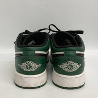 NIKE ナイキ AIR JORDAN 1 エアジョーダン1 RETRO LOW GS "GREEN TOE" 553560-371 ブラック グリーン size24cm 瑞穂店