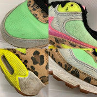 NIKE ナイキ AIR MAX 90LX Denim Leopard Print スニーカー ライムグリーン CW3499-300 Size23.5cm 瑞穂店