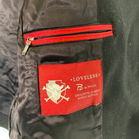 LOVELESS ラブレス メルトン ウール ライダースジャケット ブラック Size 2 福生店