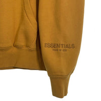 ESSENTIALS エッセンシャルズ リフレクティブバックロゴプリント スウェットパーカー マスタード Size XS 福生店