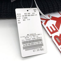 CHARLES JEFFREY LOVERBOY チャールズジェフリーラバーボーイ CHUNKY EARS BEANIE チャンキーイヤーズビーニー ブラック ウール ナイロン 福生店