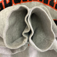 Champion チャンピオン 刺繍タグ USA製 90's ラバープリント 2段 ESCANABA ESKYMOS リバースウィーブ スウェットトレーナー グレー sizeM 瑞穂店
