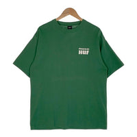 HUF ハフ NY DELIVERY TEE ニューヨークデリバリー Tシャツ グリーン プリント Size L 福生店