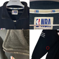 NBA エヌビーエー FR-NBA-23AW-209 CHICAGO BULLS シカゴブルズ スウェット ハーフジップ ブラック sizeL 瑞穂店