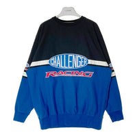 CHALLENGER チャレンジャー CMC RACING SWEAT レーシング スウェットトレーナー ブラック×ブルー sizeL 瑞穂店