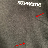 SUPREME シュプリーム 23AW Worship Tee ワーシップ プリントTシャツ ブラック Size XL 福生店