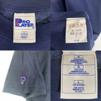PRO PLAYER プロプレイヤー Newyork Yankees ニューヨーク ヤンキース 半袖 刺繍 Tシャツ ネイビー USA製 Size L 福生店