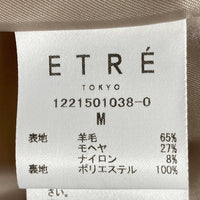ETRE TOKYO エトレトウキョウ ウール モヘア 2B テーラードジャケット アイボリー 1221501038-0 Size M 瑞穂店